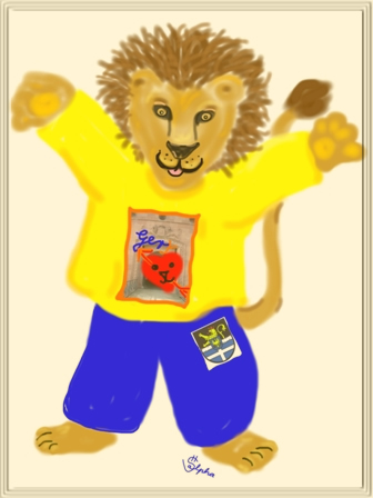 Gery _ Maskottchen für Germersheim ? . Entwurf HS alpha