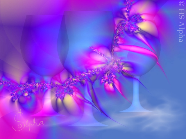 blue glasses - hsalpha